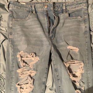 size 12 xlong american eagle jeans. high waisted
